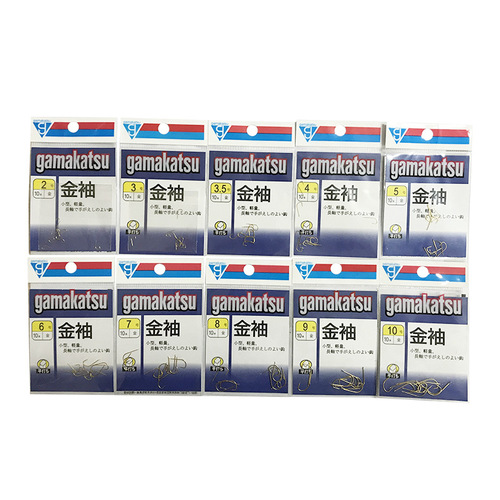 Gamma Fish Hook, Gold Sleeve, Treble Hook, Shore Fishing Sea Fishing Hook