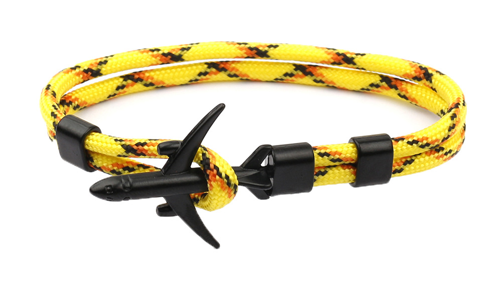 Simple Style Geometric Alloy Nylon Braid Unisex Bracelets