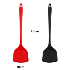 廚房工具 不粘鍋硅膠鍋鏟炒菜鏟子全包尼龍硅膠中式鏟加長款鏟