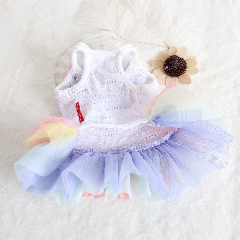 彩虹蛋糕公主裙
