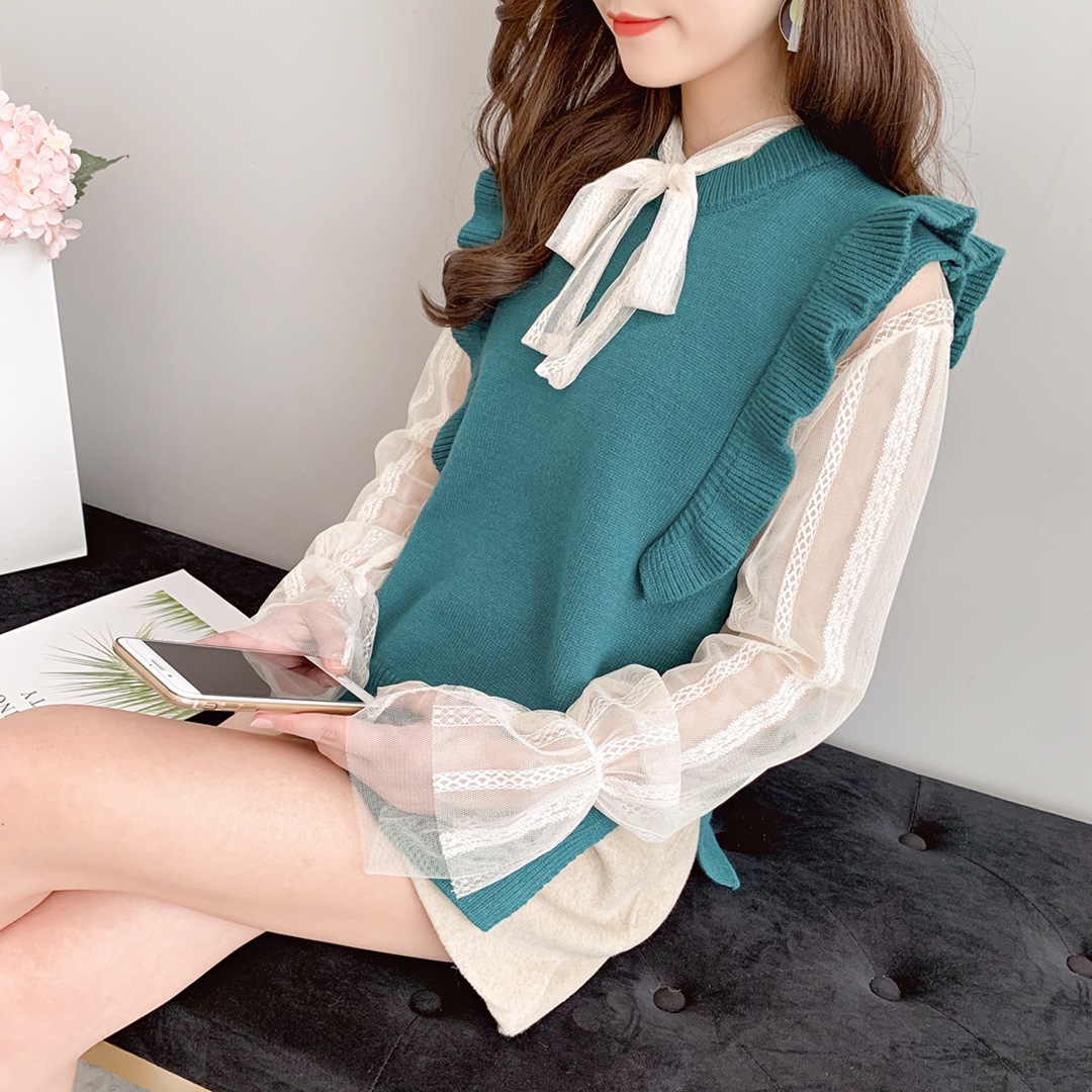 Gilet femme en Mouton cachemire - Ref 3316532 Image 20