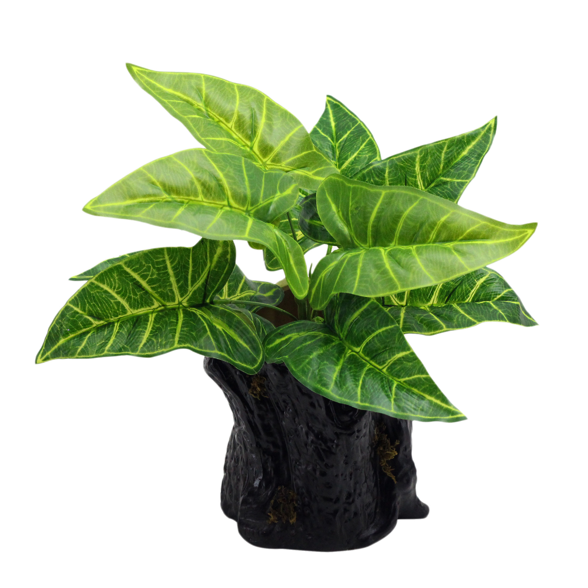 9頭馬蹄蓮葉仿真植物插花植物墻配材綠植葉子植物把束裝飾造景