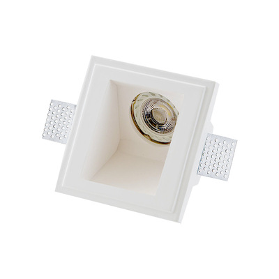 [wholesale]Gypsum Ceiling Hole Light European style Simplicity environmental protection Gypsum Lighting Manufacturer MR16 Lamp holder