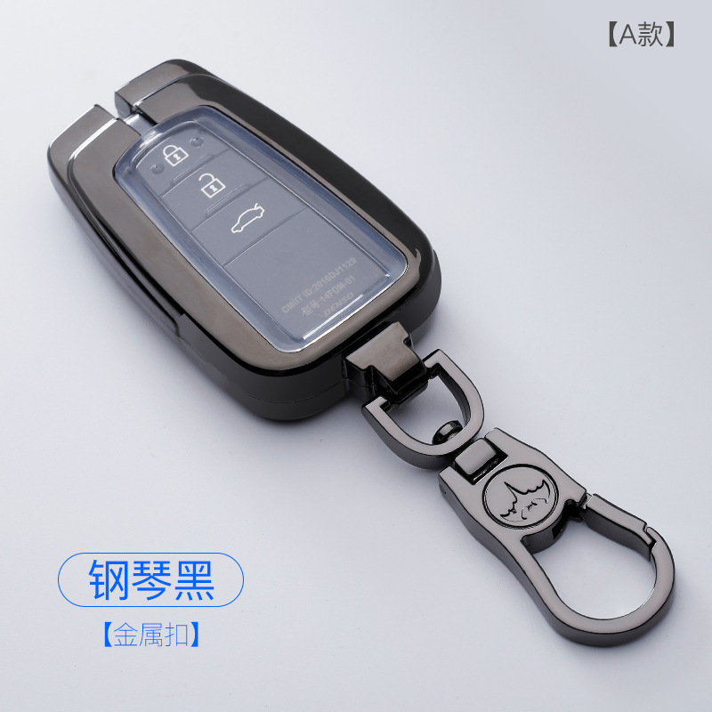 럭셔리 더블 레이어 풀 패키지 A (피아노 블랙 + 메탈 버클)