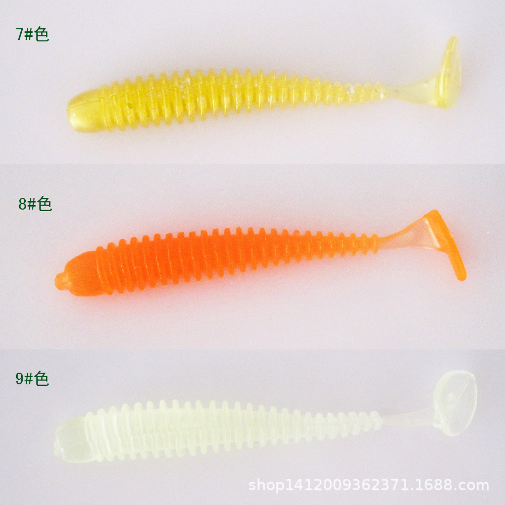 Paddle Tail fishing lures soft plastic baits bass trout Fresh Water Fishing Lure