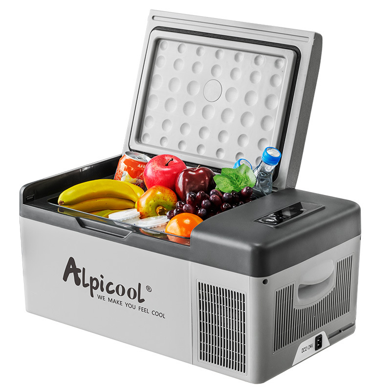 冰虎12V24V车家两用冷冻冷藏汽车速冻小型迷你车载冰箱压缩机制冷