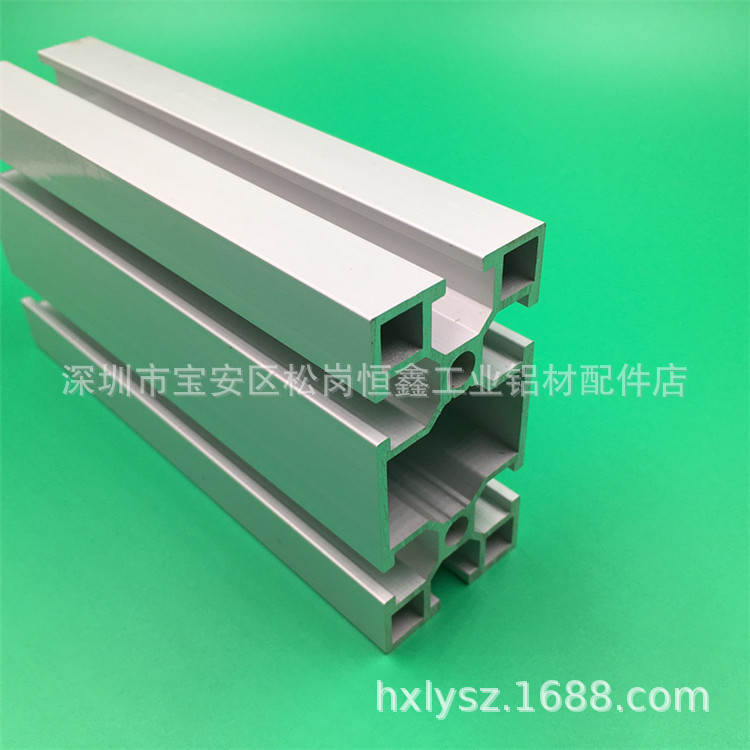 国标4080方孔铝型材壁厚2.0 流水线铝型材 工业铝合金铝材40*80