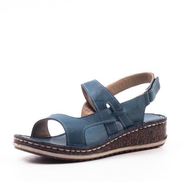 20 Nien day college style casual sandals with low heel wedding