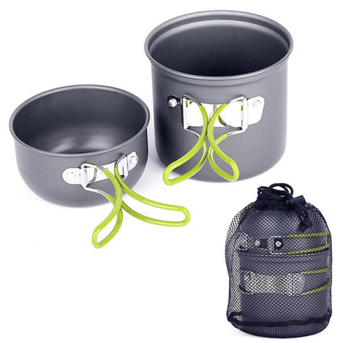 Amazon's best selling outdoor camping pot set picnic barbecue pot single picnic portable cookware factory direct sales