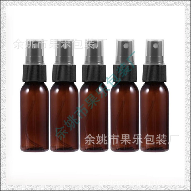 黑色喷雾瓶30ML按压细雾瓶药液喷雾瓶30ml纯露喷瓶螺口喷雾瓶