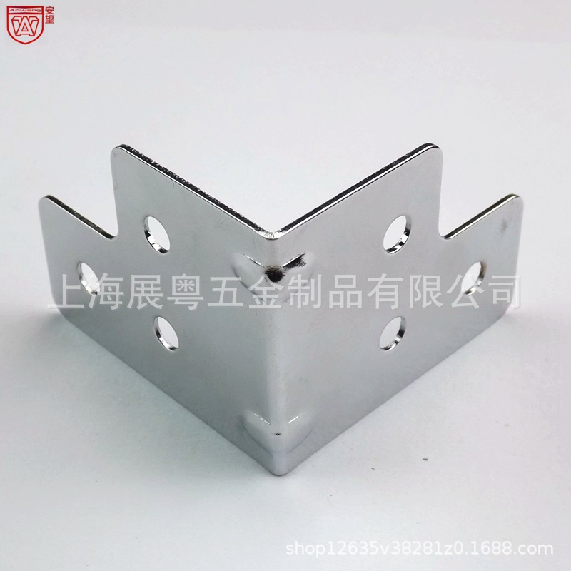 AW004-1 caja de madera de esquina de tamaño grande, caja de aviación, caja de embalaje de esquina, accesorios de caja de embalaje de esquina, código de esquina, barra de esquina rectangular