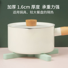 Thickened silicone foldable pot mats, silicone mats, kitchen heat-proof and insulated table mats, high temperature resistant table mats, non-slip