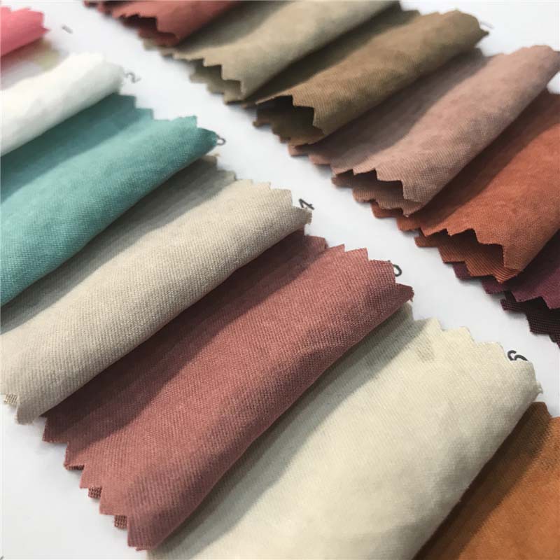 铜氨绒 45个颜色 厂家直销 现货供应 休闲面料T恤面料309765