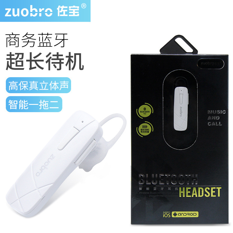 Casque bluetooth ZUOBAO commande vocale fonction appel connexion multipoints - Ref 3379685 Image 1