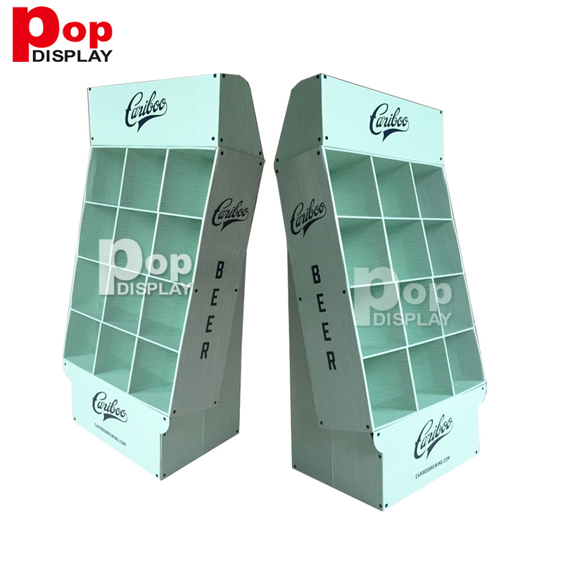 厂家定制纸货架 书籍类托盘纸展示架 外贸个性展示托盘纸展架