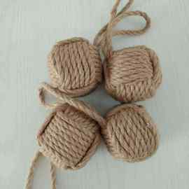 天然黄麻绳子 DIY手工复古风窗帘绑绳 装饰家居用彩色麻绳