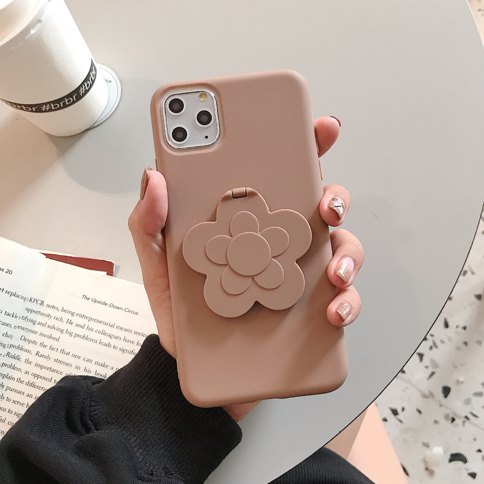 Camellia Spiegel Iphone13 Handy Hülle Für Huawei Mate30/oppo/vivo Verdickte Matte Weiche Schale display picture 2