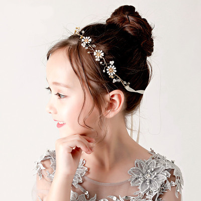 合金菊花叶子花环