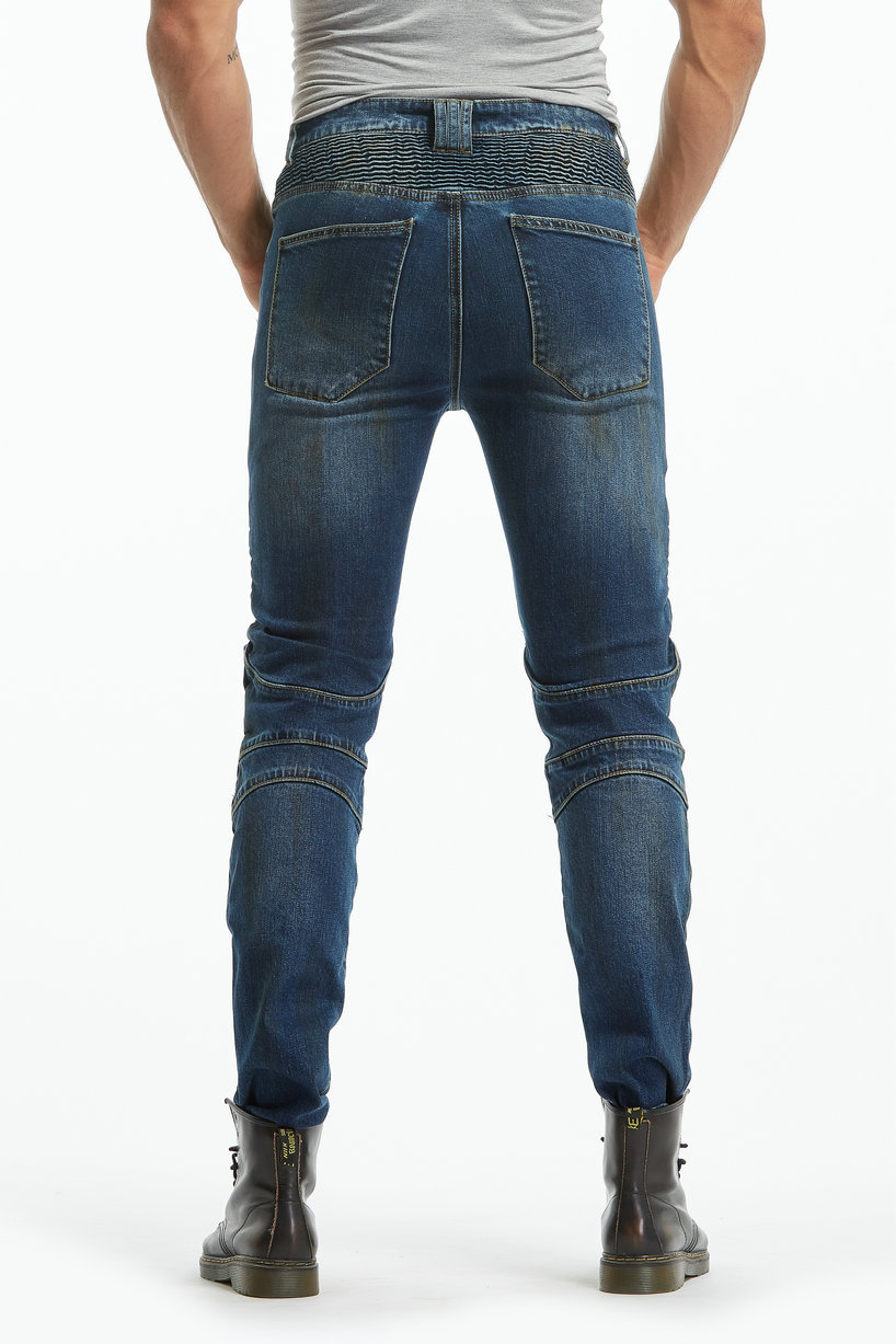 LOONG BIKER equipo de la motocicleta pantalones vaqueros rectos de los hombres de la motocicleta pantalones anti-caída off-road racing pantalones de montar