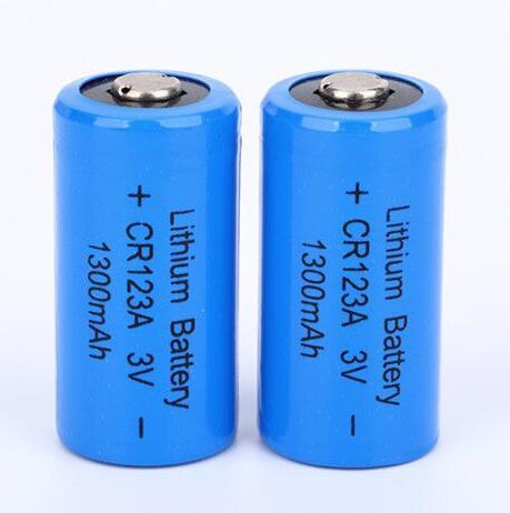 医疗设备用高容量锂电池 CR123A 工业配套干电池 1300毫安