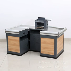 收银台;商超货架;结算设备