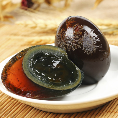 神丹無鉛工藝松花鴨皮蛋 鴨皮蛋湖北特産松花明顯