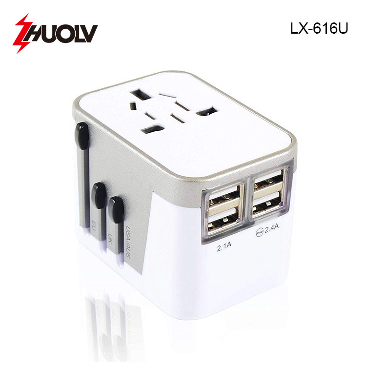 全球通用旅行插头USB转换器出国电源万能转换插座多功能转换插头