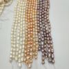 Necklace from pearl, organic beads, 5-6mm, wholesale