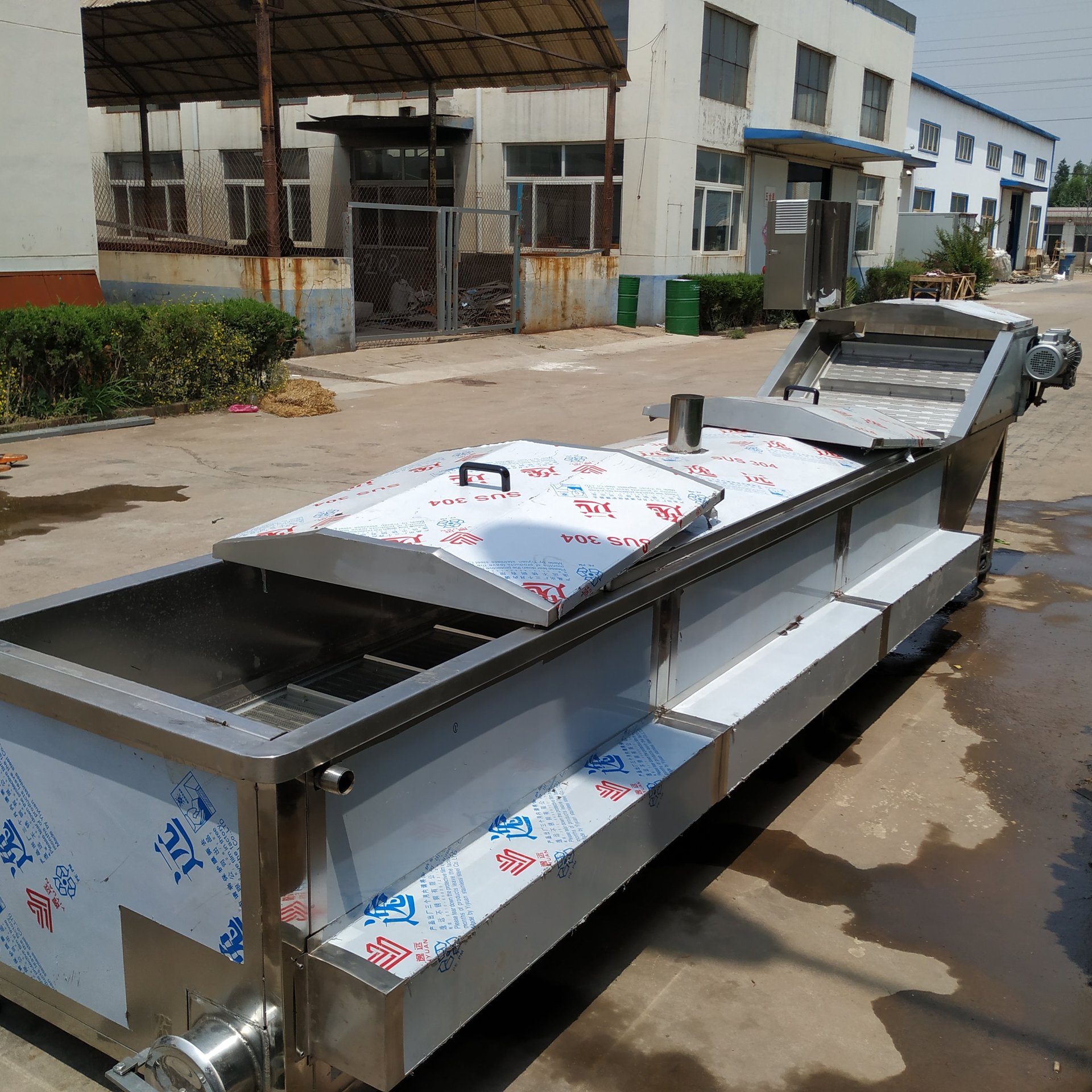 商用全自动巴氏杀菌机 泡菜巴氏杀菌机 杀菌冷却风干流水线