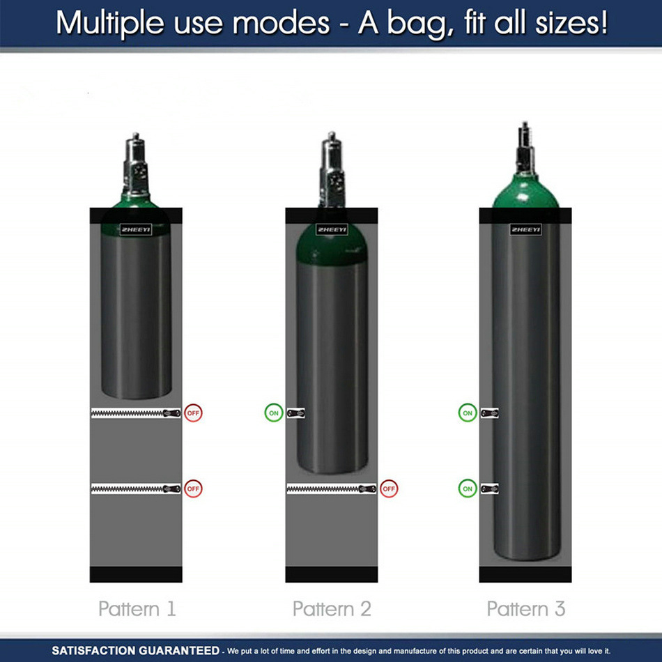 氧气瓶收纳袋 氧气瓶收纳包 氧气瓶反光条收纳包 轮椅挂包