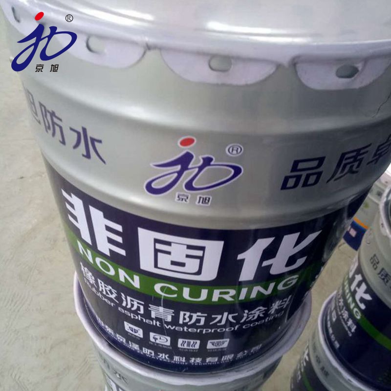 现货批发京旭牌非固化橡胶沥青防水涂料高弹橡胶防水涂料