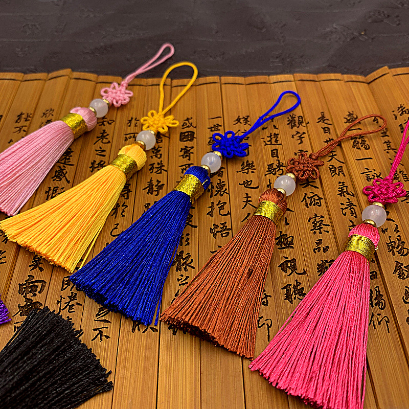 现货直销高档中国结小流苏diy古风流苏纯手工编织小穗子|ms