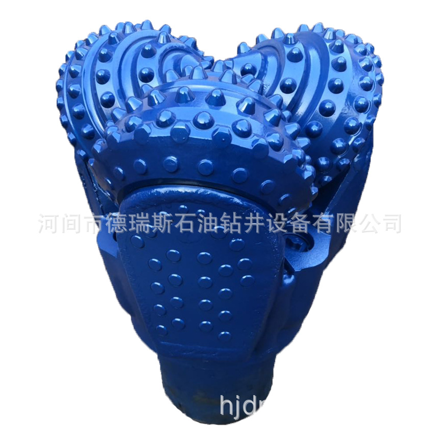 德瑞斯12 1/4江汉矿用油用打井镶齿钢齿三牙轮钻头钻探设备打井机