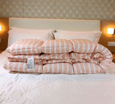 羽绒被芯礼品被无印风羽丝绒冬被微商爆款保暖被良品被送包装代发|ms