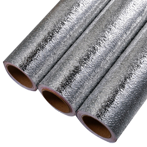 Kitchen oil-proof sticker self-adhesive wallpaper waterproof oil-proof and moisture-proof stove renovation moisture-proof tile wallpaper aluminum foil tin paper