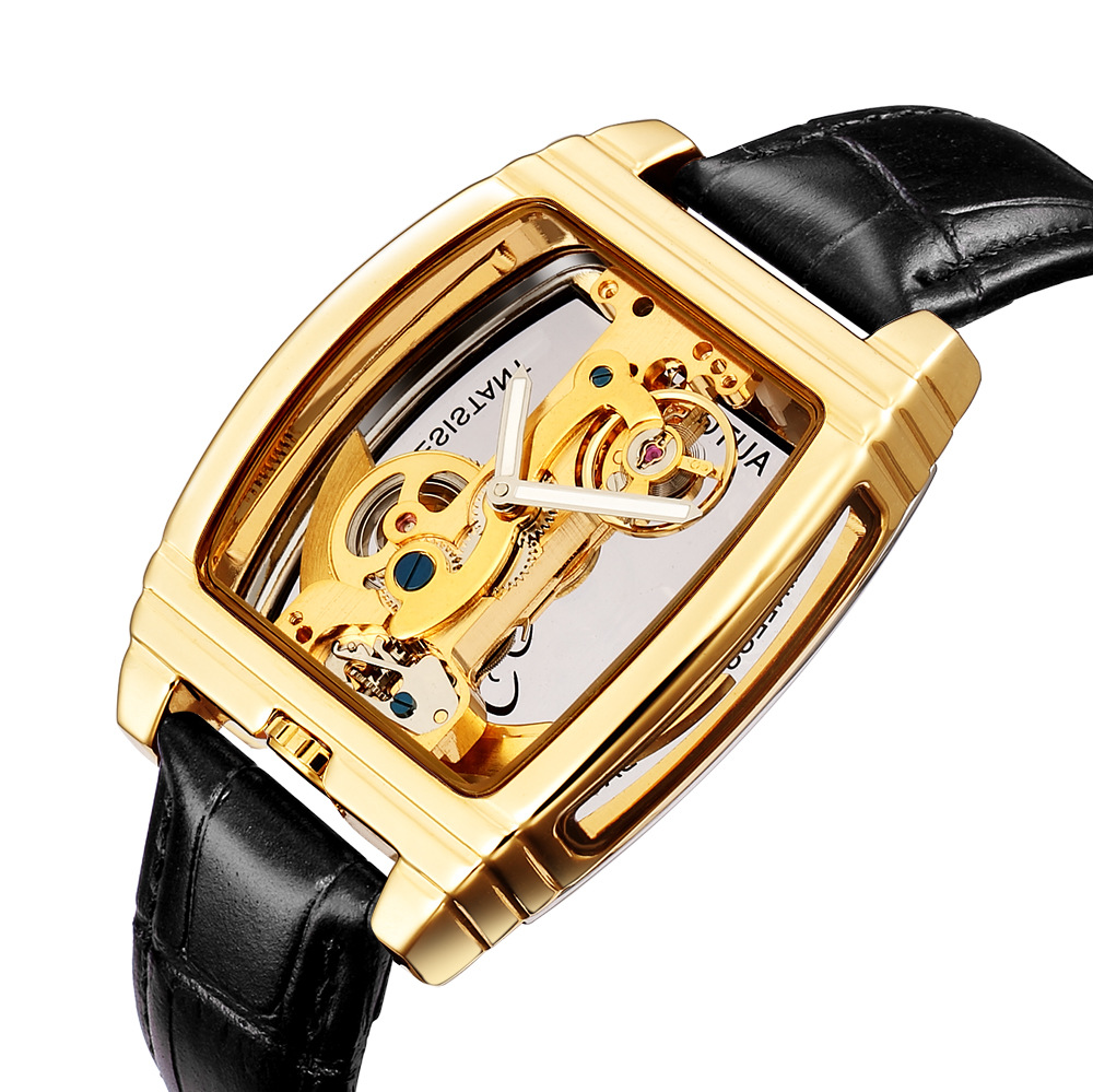 Shenhua Automatic Mechanical Watch For Men Hollow-out Design_voghion.com