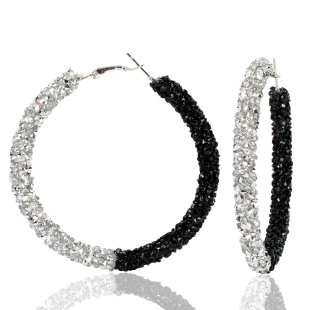hoop earrings�n��r�ж��Ů �F����Ȧ΢�荃�ɫ�����h���