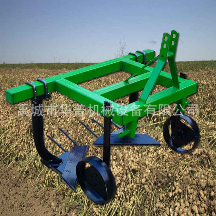 小四轮带花生收获机 起获机拖拉机带花生收获犁起花生犁挖花生犁