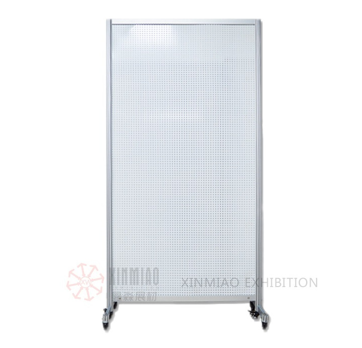 鑫淼金属展会铝合金展示柜 展柜挂钩洞洞板 广交会展柜标摊八棱柱
