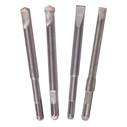 Alloy chisel, electric hammer chisel, four pits, square handle, flat head, two pits, two slots, round head, sharp chisel, concrete grooving