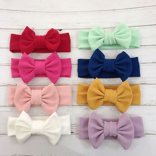  Spring Children's Hairband Fabric Baby Narrow Corn Grain Hair Accessory European and American Style