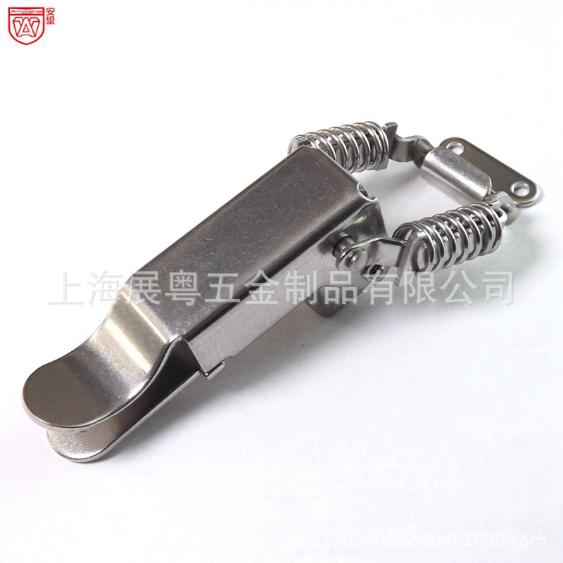 AW Anwang hardware agujero de bloqueo 0414 doble resorte hebilla caja de herramientas hebilla caja de madera hebilla candado