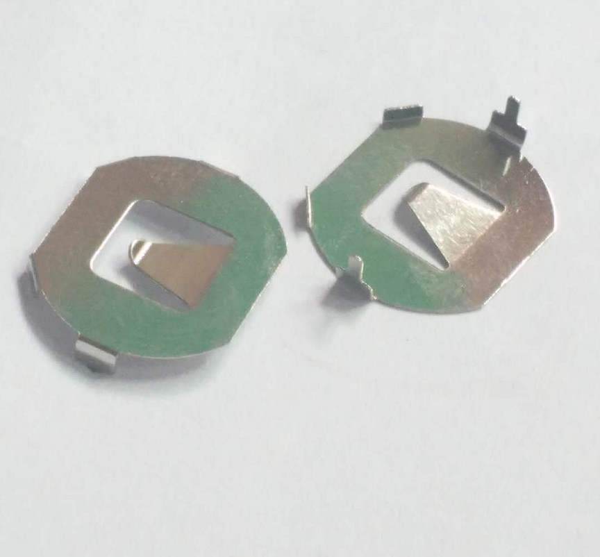 CR1616 CR1620 CR1632系列同款式五金电池弹片 3v电池接触片厂家