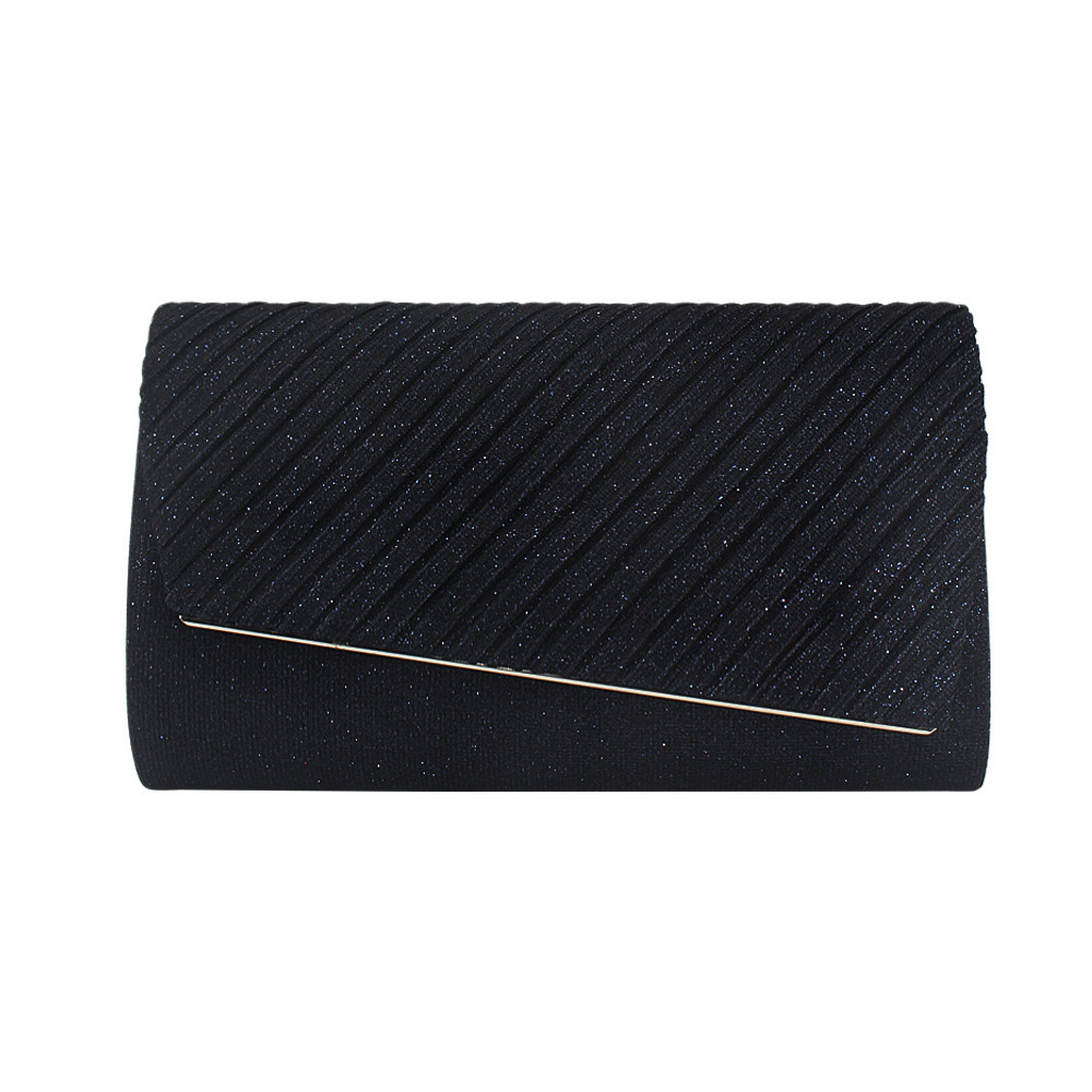 Women's Small Flash Fabric Solid Color Fashion Square Magnetic Buckle Evening Bag display picture 4