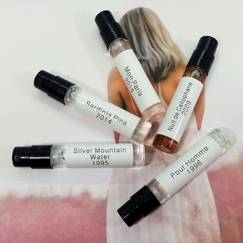 Selling brand Perfume Sample 2ml Bamboo products Good Girl Bad Wilderness Blue lady Trial Pack