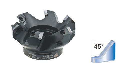 一级代理台湾正河源KM 45度 壳形铣刀盘大闸蟹KOVIT