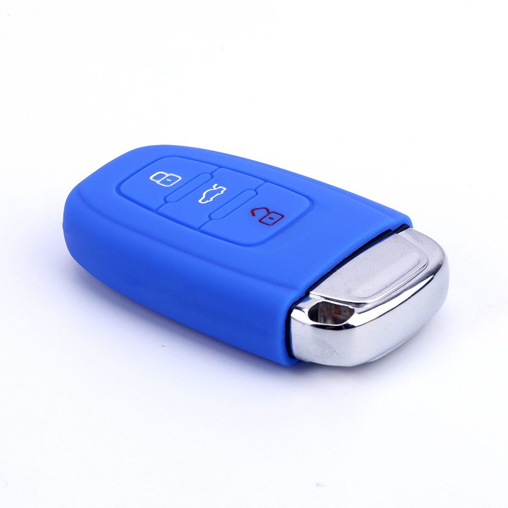 For Audi A6L RS6 RS7 silicone key case R8 S8 key case RS5S4 remote control case Silica ge
