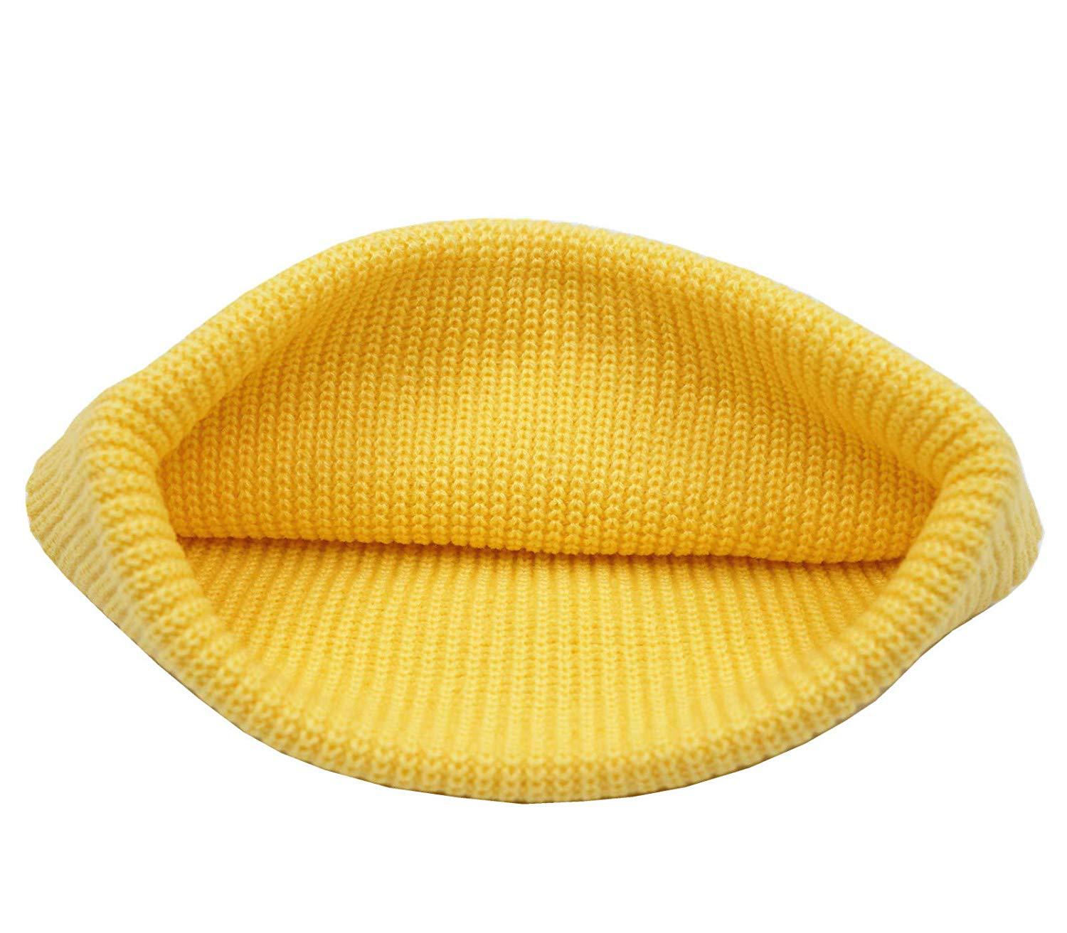 Solid Color Pattern Winter, Spring, Autumn Season Unisex Gender Unisex Simple Style Solid Color Eaveless Wool Cap
