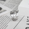 Retro ring suitable for men and women, golden silver accessory, European style, punk style, wholesale