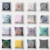 Mandala decorative polyester pillow sleeve home pillow pillow sleeve (excluding pillow core)